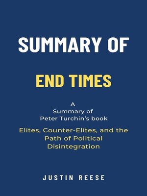 cover image of Summary of End Times by Peter Turchin